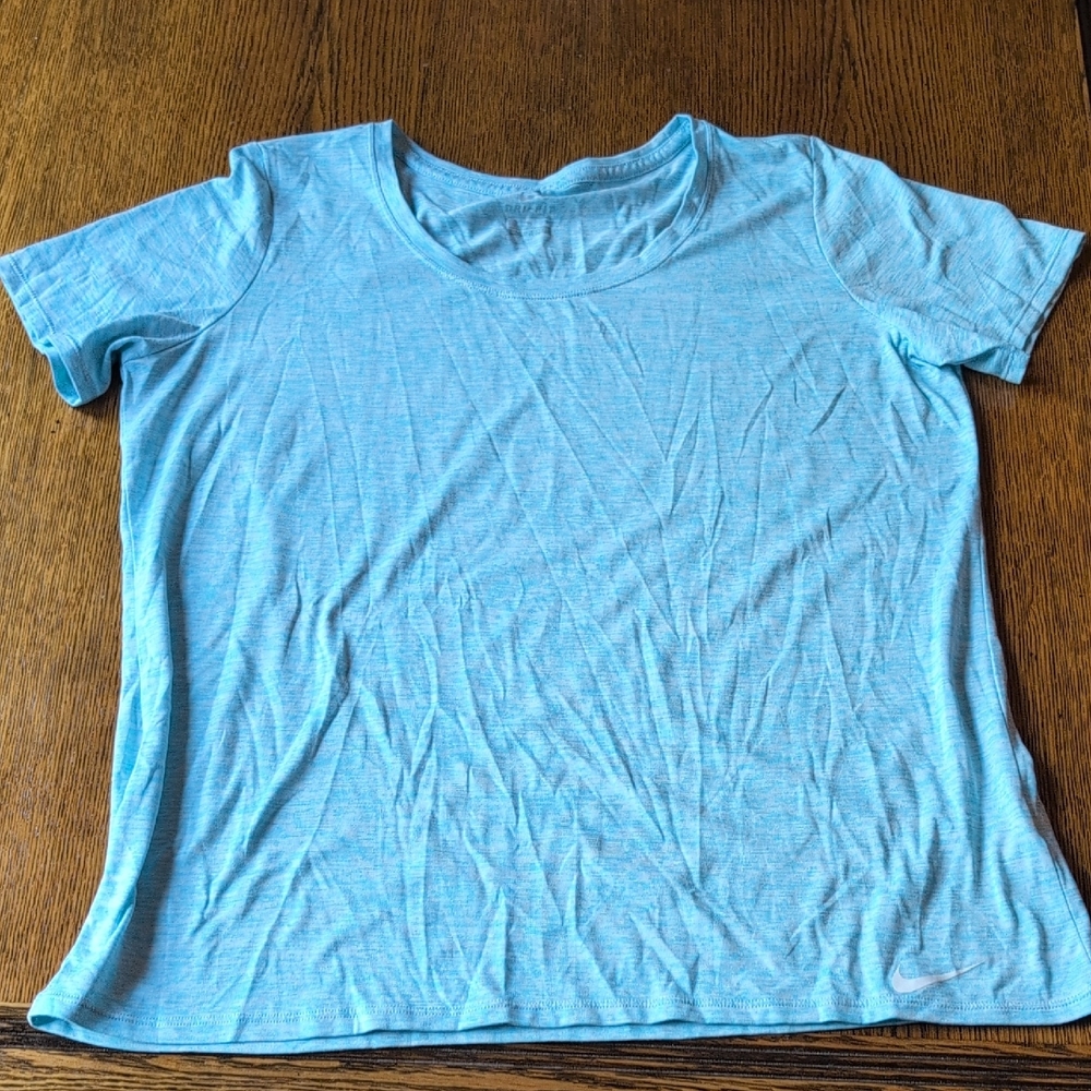 Nike Women's Light Blue Short Sleeve Tee